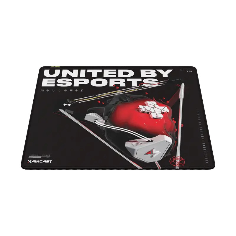 Игровой коврик для мыши HATOR Tonn eSport Maincast Edition, Large, Чёрный