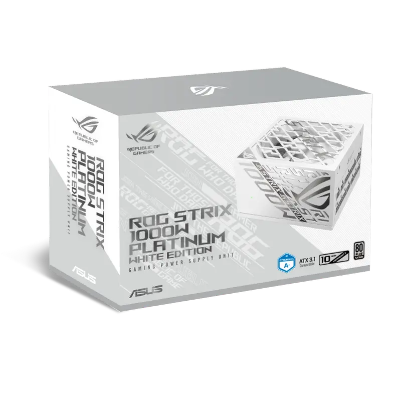 Sursă Alimentare PC ASUS ROG Strix 1000W Platinum, ATX, Complet modular