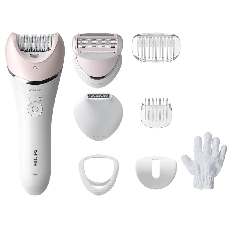 Epilator Philips BRE721/00, Alb | Roz