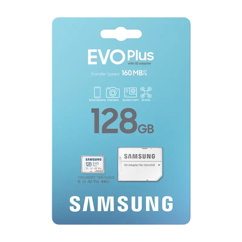 Card de Memorie Samsung EVO Plus MicroSDXC, 128GB (MB-MC128SA/EU)