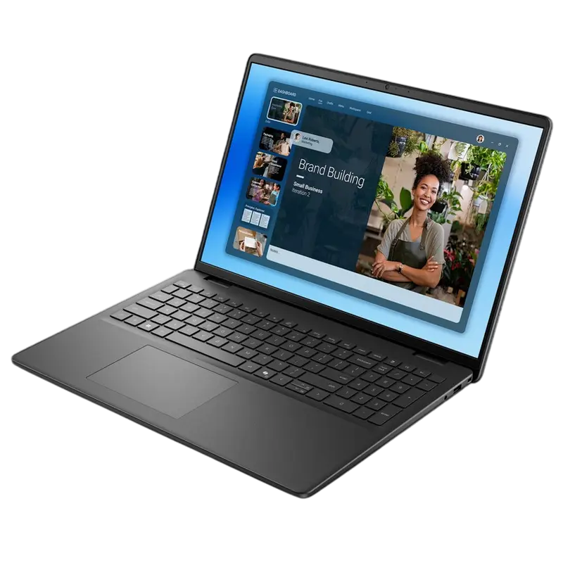 Laptop Business 16" DELL 16 DC16250, Negru Carbon, Intel Core 7 150U, 16GB/1024GB, Linux Ubuntu