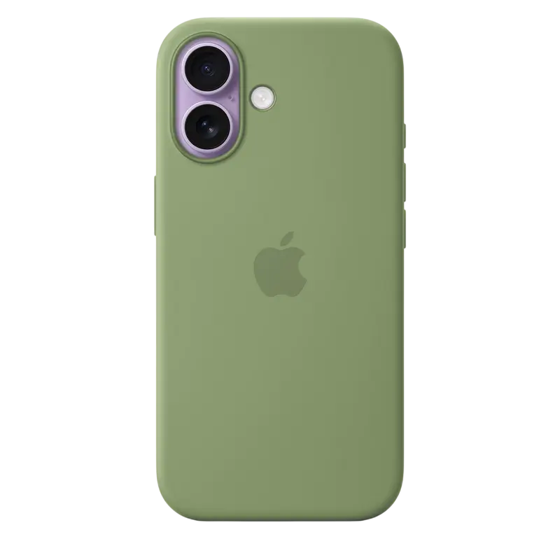 Husă Apple iPhone 17 Silicone Case with MagSafe, Light Moss