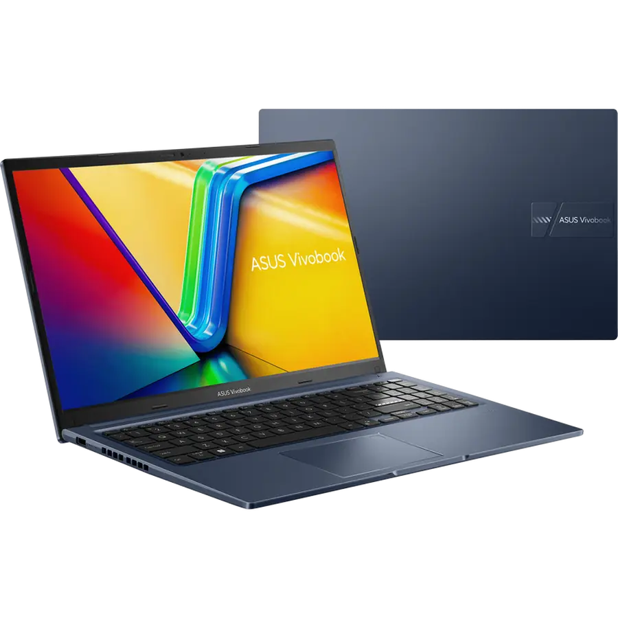 Laptop 15,6" ASUS Vivobook 15 M1502YA, Quiet Blue, AMD Ryzen 7 5825U, 16GB/512GB, Fără SO