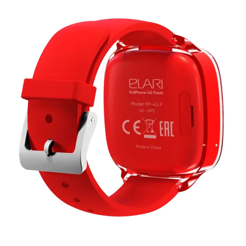 Ceasuri pentru copii Elari KidPhone Fresh 4G, 35mm, Roșu