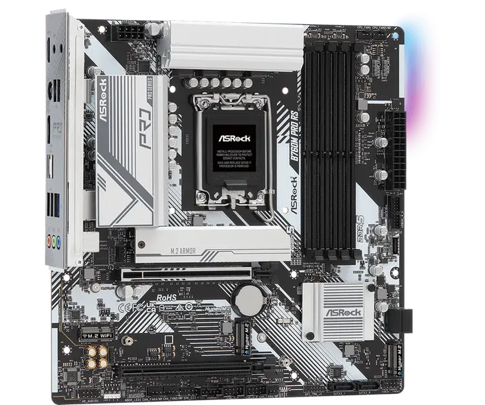 Placă de bază ASRock B760M PRO RS, LGA1700, Intel B760, Micro-ATX