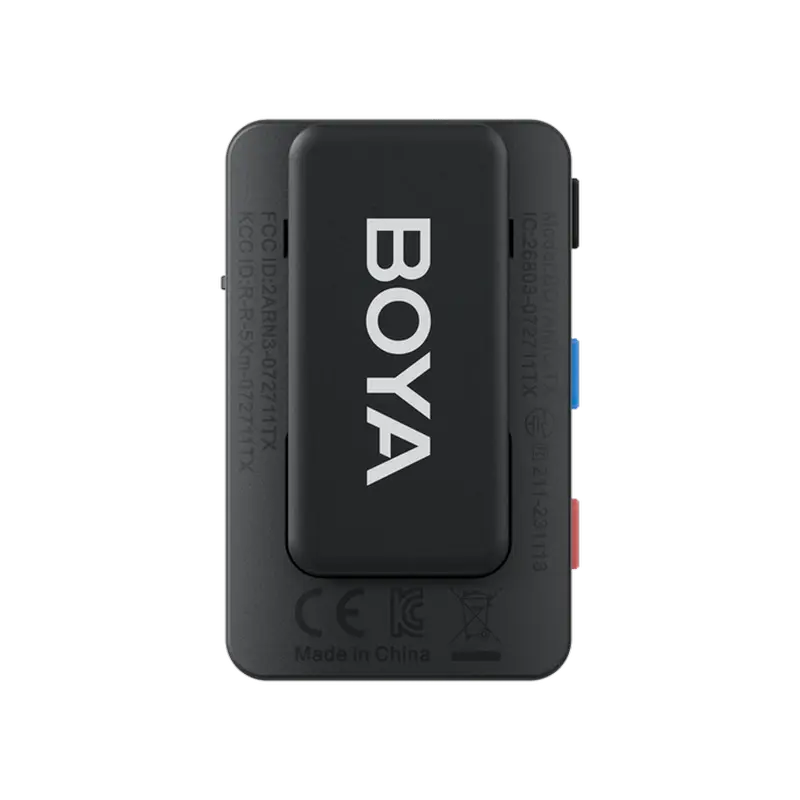 Microfon portabil pentru înregistrare vocală Boya Boyamic 3in1, Fără fir, Negru