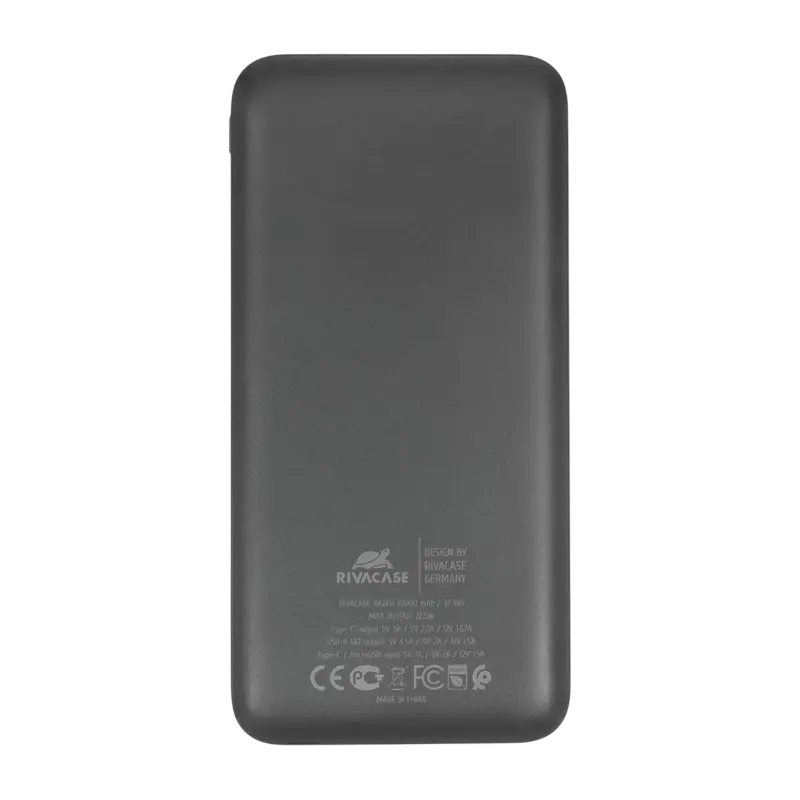 Încărcător portabil Rivacase VA2101, 10000mAh, Negru