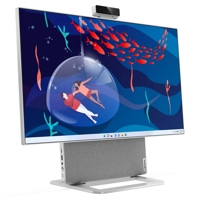Computer All-in-One Lenovo Yoga AIO 7 27APH8, 27", AMD Ryzen 7 8845HS, 32GB/1024GB, Windows 11 Home SL, Cloud Grey
