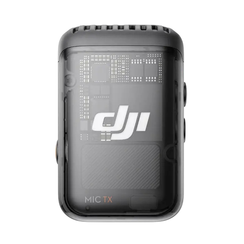 Microfon portabil pentru înregistrare vocală DJI Mic 2 (2 TX + 1 RX + Charging Case), Fără fir, Negru