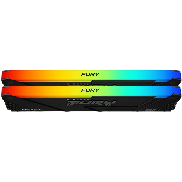 Memorie RAM Kingston FURY Beast RGB, DDR4 SDRAM, 3733 MHz, 32 GB, KF437C19BB12AK2/32