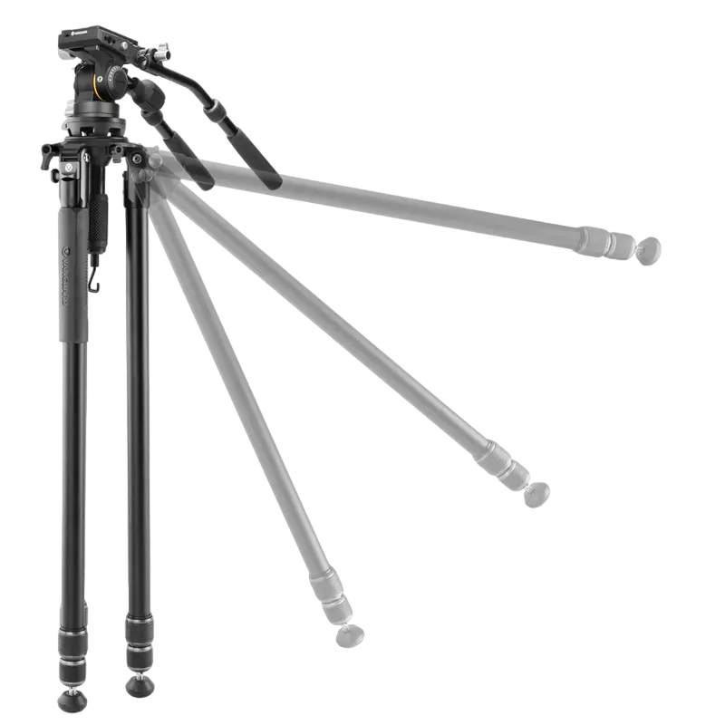 Tripied Video Vanguard ALTA PRO 3VRL 303AV18, Cap video/Cap trepied de minge, Negru