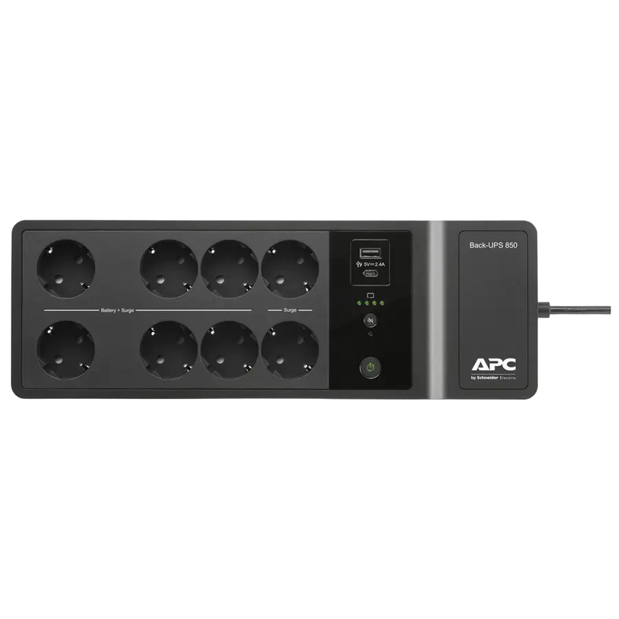 Sursă de alimentare neîntreruptibilă APC BE850G2-GR, 850VA, Turn
