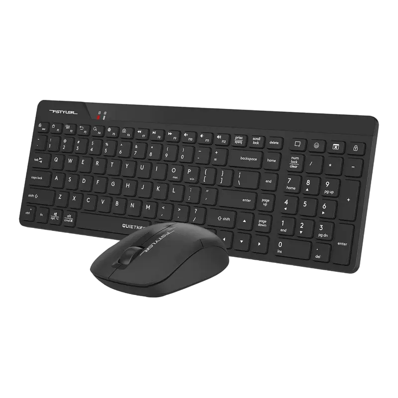 Клавиатура и мышь A4Tech FG2300 Air, Беспроводное, Чёрный | Серый