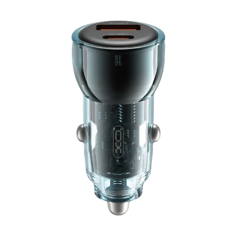 Încărcător auto XO CC60, 60W, Albas..