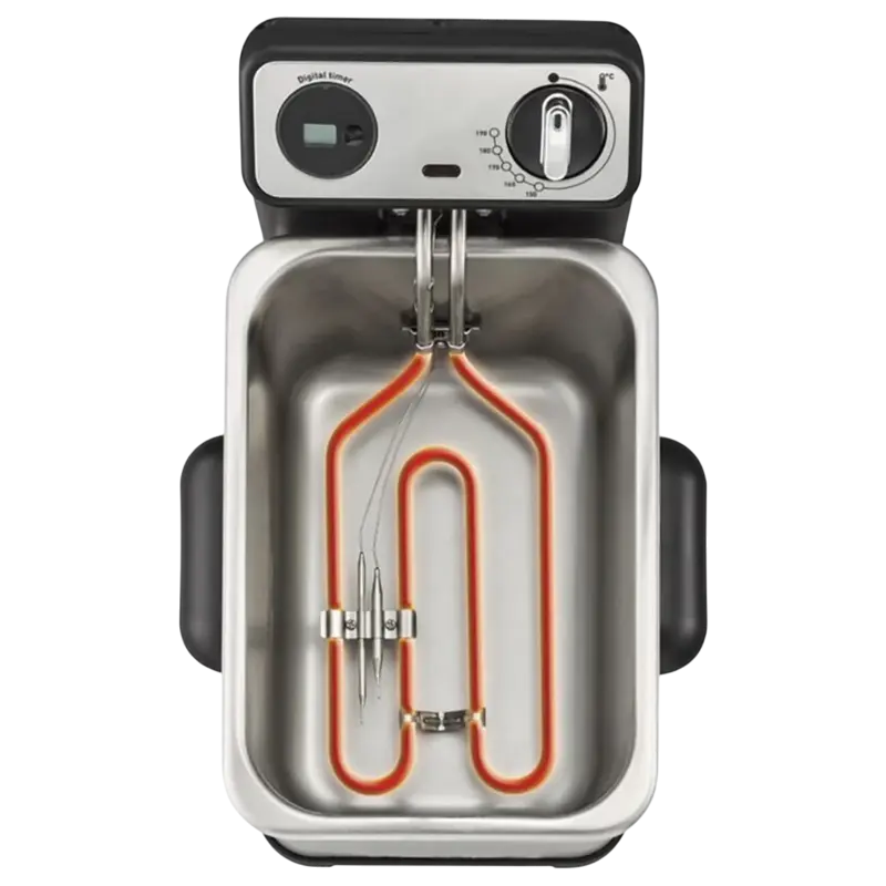 Friteuza Tefal FR511170, Oțel inoxidabil