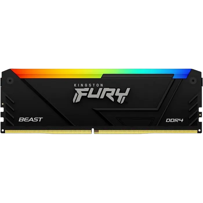 Memorie RAM Kingston FURY Beast RGB, DDR4 SDRAM, 3200 MHz, 8GB, KF432C16BB2A/8