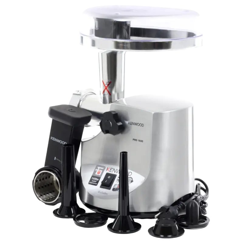 Mașină de tocat carne Kenwood MG 516, Argintiu