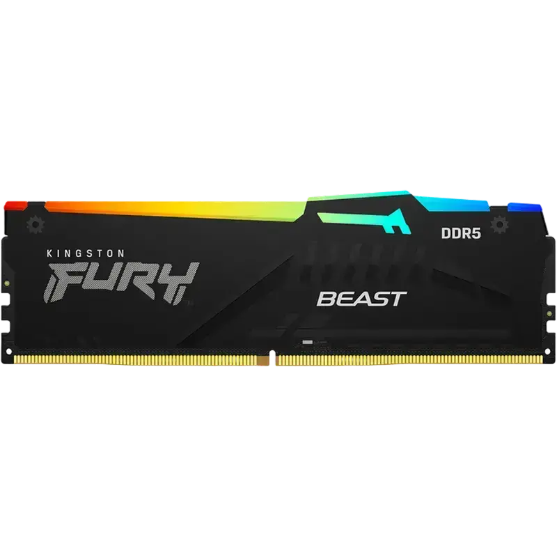 Оперативная память Kingston FURY Beast RGB, DDR5 SDRAM, 6000 МГц, 32 ГБ, KF560C36BBE2AK2-32