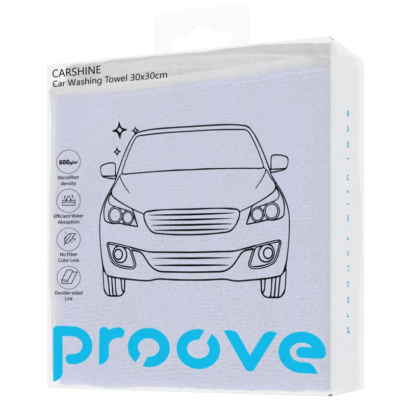 Microfibra Auto Proove Carshine Car Washing Towel Gray/Blue 30*30cm