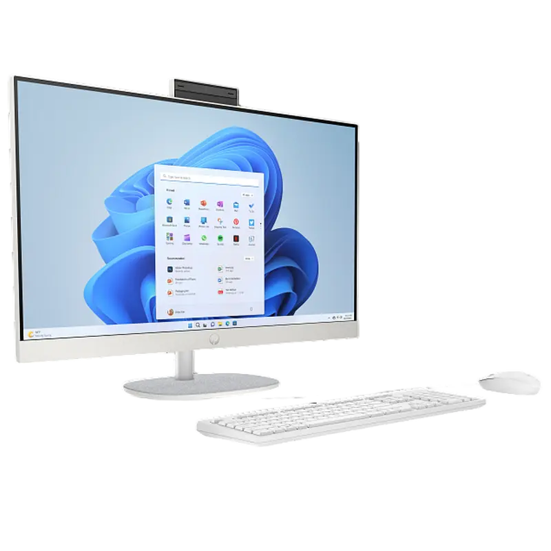 Моноблок HP 24-cr0070ci, 23,8", Intel Core i5-1335U, 16Гб/512Гб, FreeDOS, Shell White