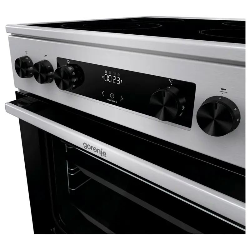 Электическая плита Gorenje GECS6C70XC, Нержавеющая сталь