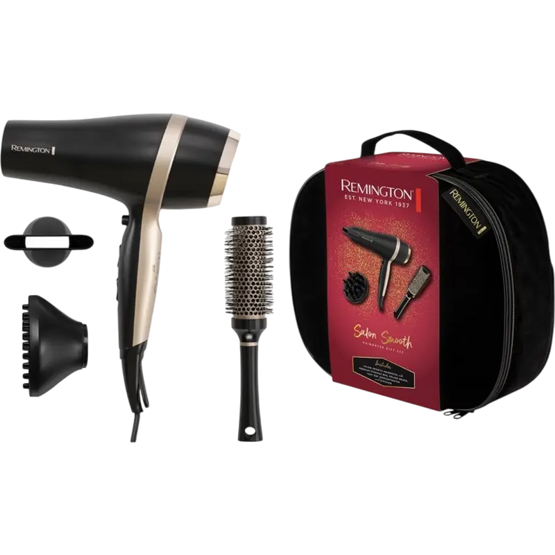 Cumpara  Uscătoare de păr - Uscător de păr Remington Salon Smooth D6940GP..