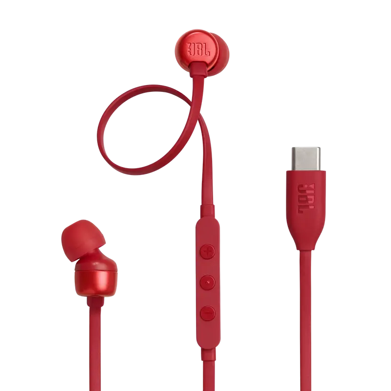 Căști JBL Tune 310C, Roșu