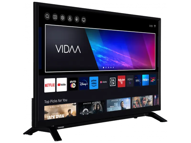 32" LED SMART TV Toshiba 32LV2463DG, 1920x1080 FHD, VIDAA U OS, Negru