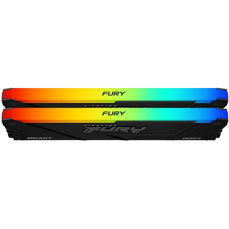 Memorie RAM Kingston FURY Beast RGB, DDR4 SDRAM, 3200 MHz, 16GB, KF432C16BB2AK2/16