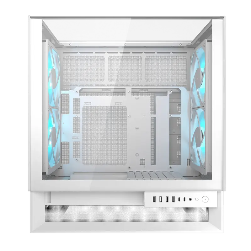 Carcasă PC Cougar OmnyX, Midi-Tower, Fără PSU, Alb