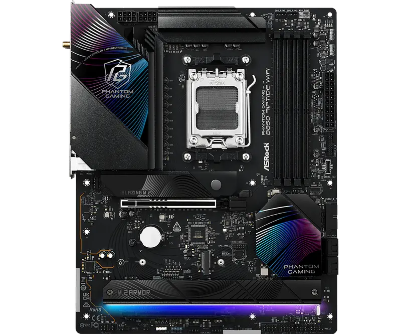 Placă de bază ASRock B850 Riptide WiFi, AM5, AMD B850, ATX