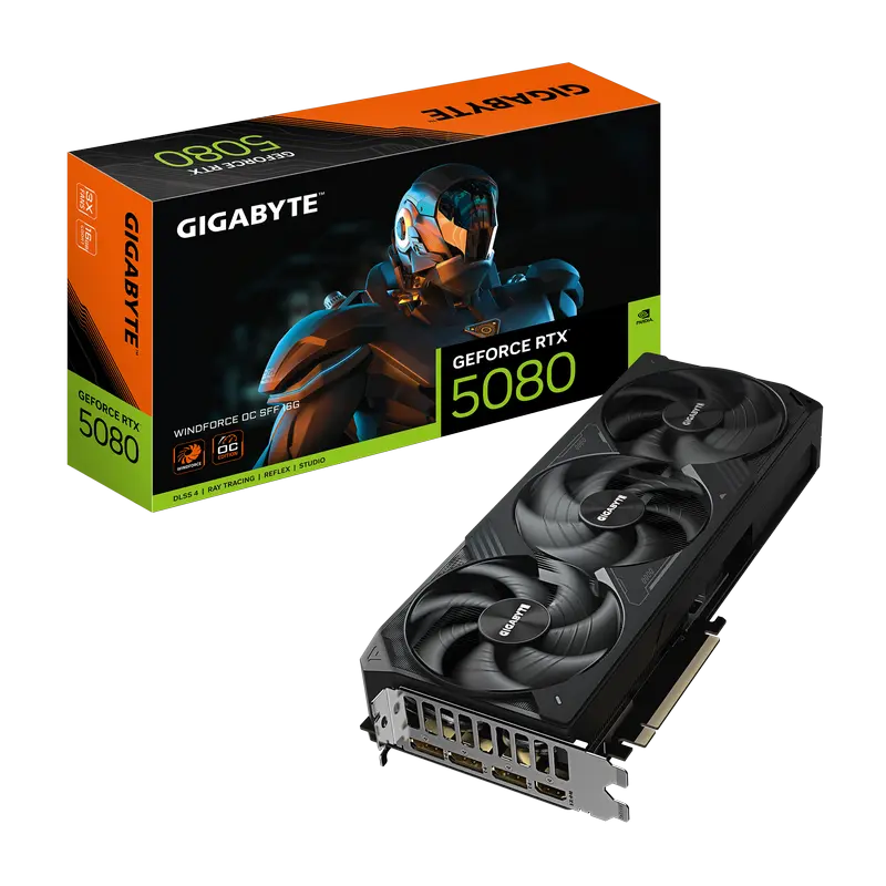 Купить  Видеокарты - Видеокарта Gigabyte GV-N5080WF3OC-16GD, 16GB ..