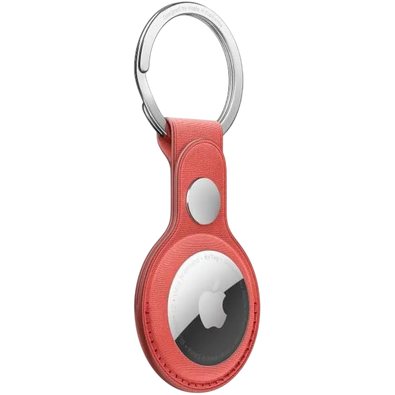 Husă pentru Airtag Apple FineWoven Key Ring, Coral