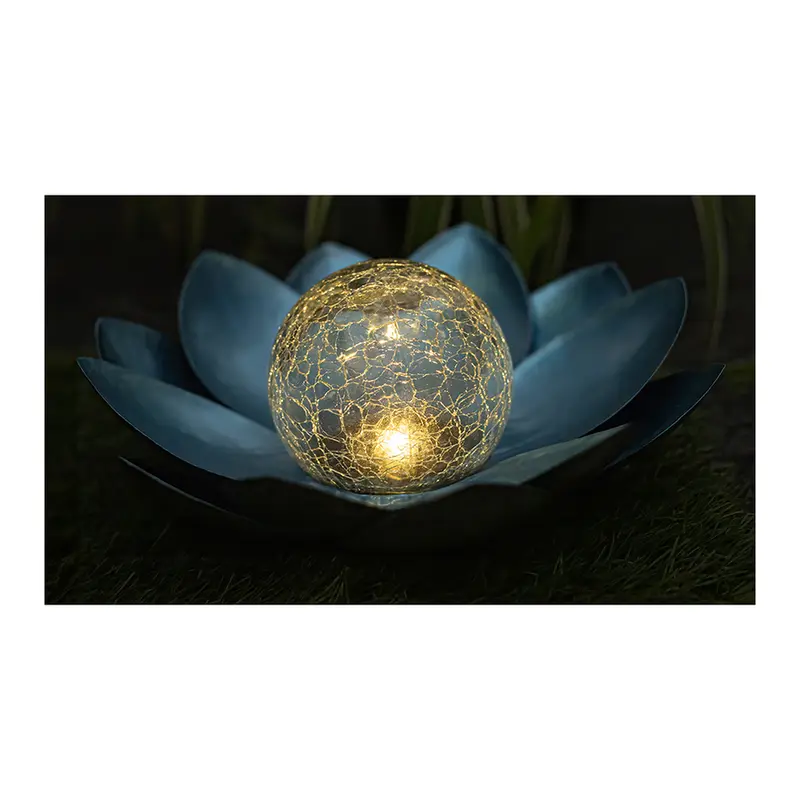 Lampă solară Forever Sunari FLS-70 Lotus Flower, Albastru