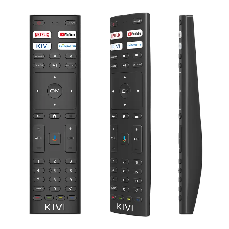 43" QLED SMART TV KIVI 43U770QB, 3840x2160 4K UHD, Android TV, Negru