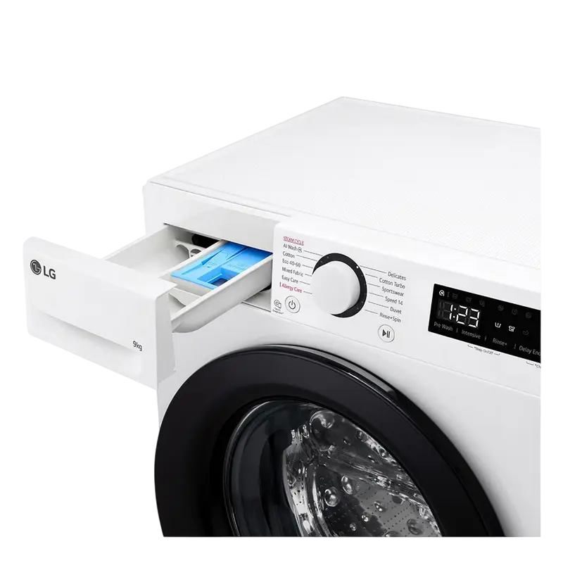 Mașina de spălat LG F2WR509SBW, 9kg, Alb