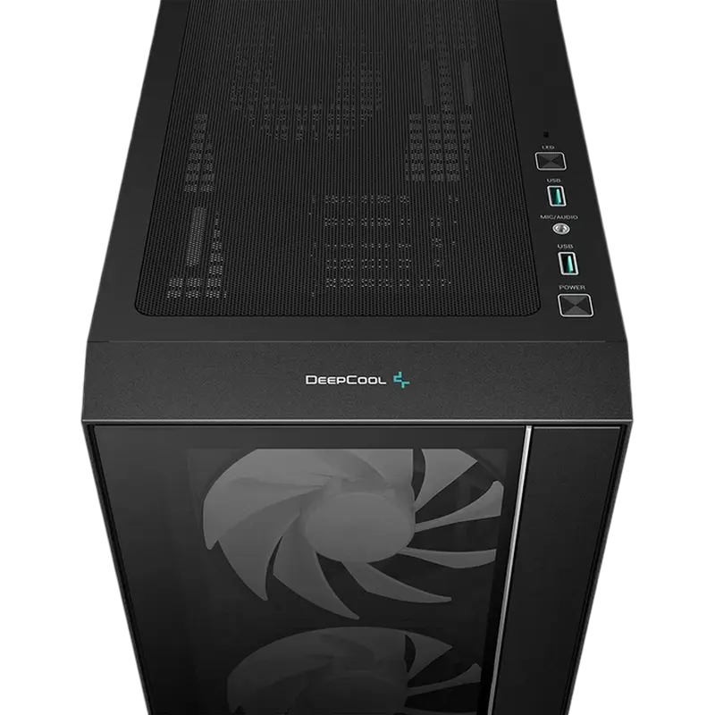 Carcasă PC Deepcool MATREXX 55 V4 , Midi-Tower, Fără PSU, Negru