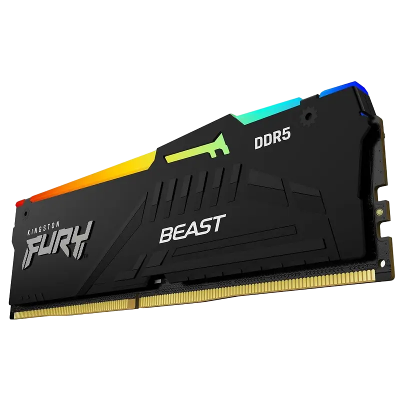 Оперативная память Kingston FURY Beast RGB, DDR5 SDRAM, 6000 МГц, 8Гб, KF560C30BBA-8