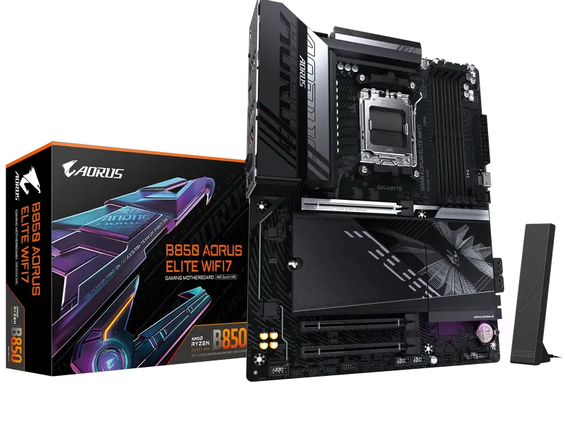 Cumpara  Plăci de bază - Placa de bază Gigabyte B850 A ELITE WF7, AM5,..