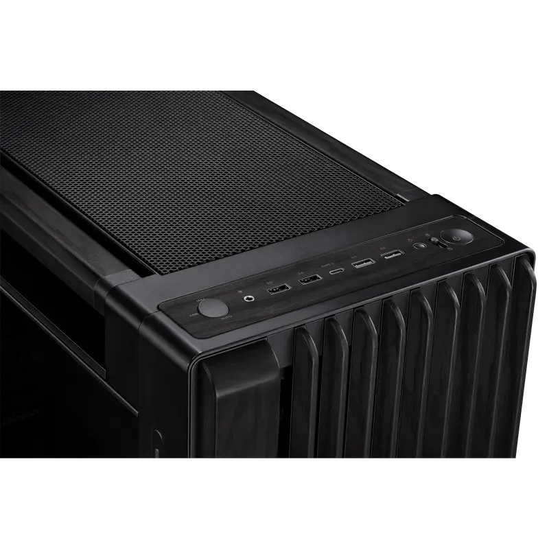 Carcasă PC ASUS ProArt PA602 Wood TG, Midi-Tower, Negru