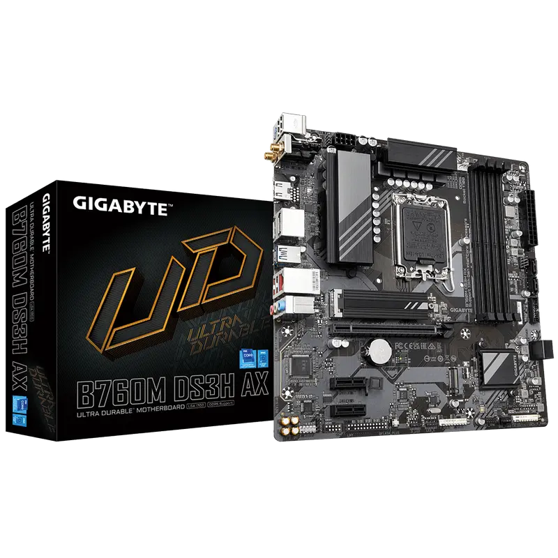 Cumpara  Plăci de bază - Placă de bază Gigabyte B760M DS3H AX, LGA1700..