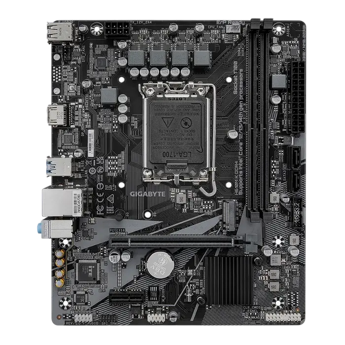 Материнская плата Gigabyte H610M K DDR4 2.0, LGA1700, Intel H610, Micro-ATX