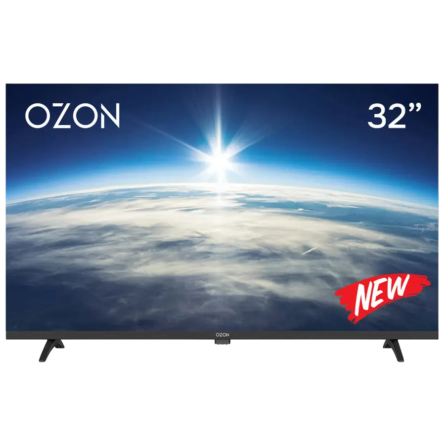 32" LED SMART TV OZON H32S6000R, 1366x768 HD, Android TV, Negru