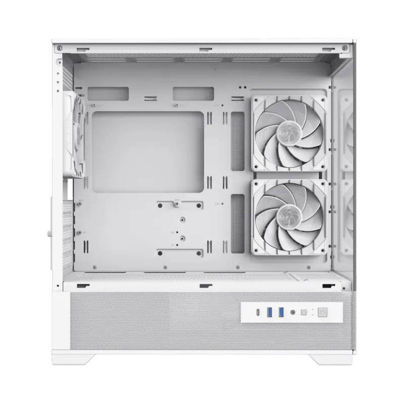 Carcasă PC Gamemax VISTA 2 MW, Mini-Tower, Fără PSU, Alb