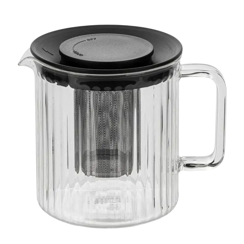 Ceainic cu infuzor RESTO 90517, 1L, Negru