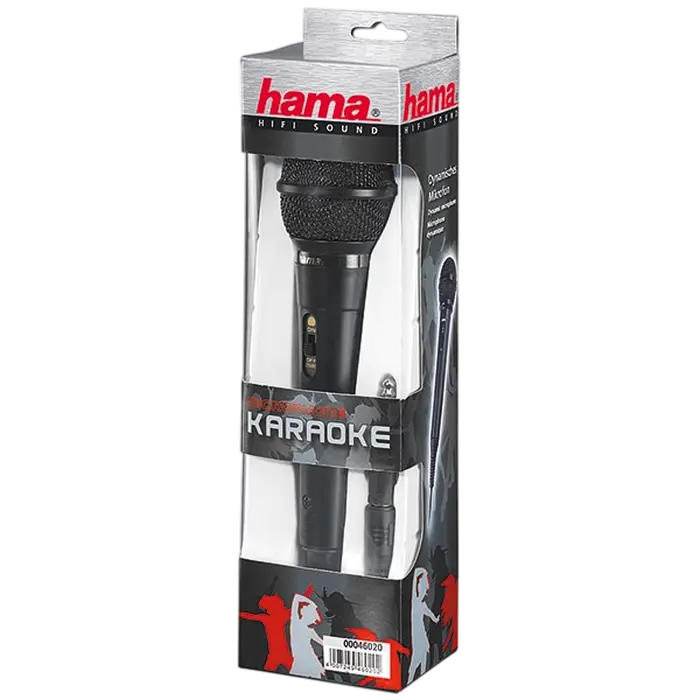 Hama DM-20 Dynamic Microphone (046020) Black