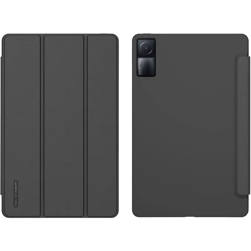 Чехол для планшета Xiaomi Redmi Pad SE, 11", Искусственная кожа, Чёрный