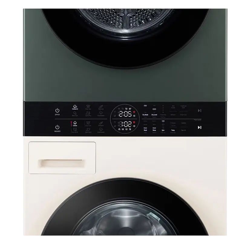 Mașină de spălat cu uscător LG WT1210EGF, 12kg, Verde | Bej