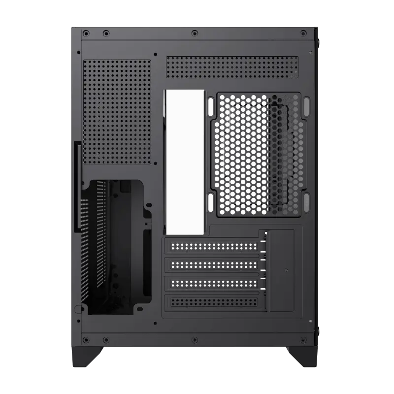 Carcasa de calculator Gamemax Infinity Mini, Micro-ATX, Fără sursă de alimentare, Negru