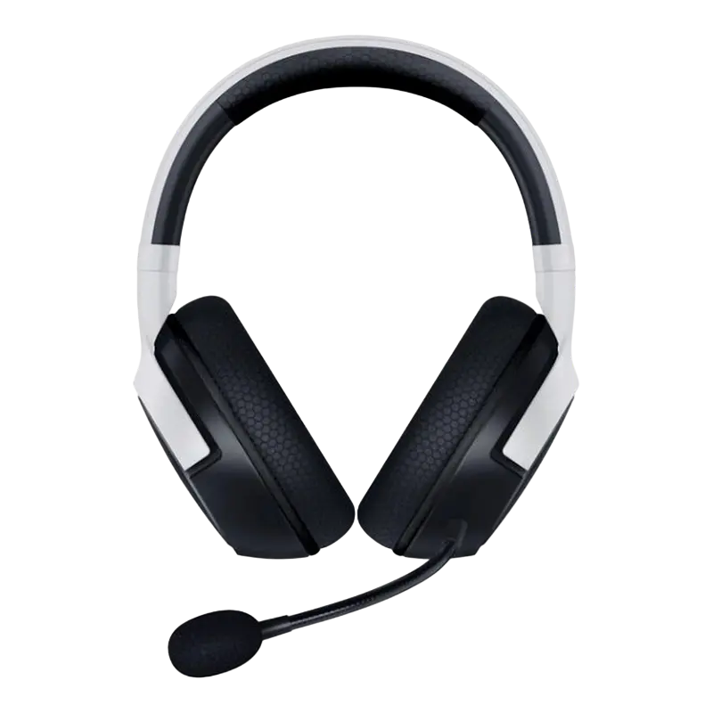 Căști gaming Razer Kaira, Fără fir, Alb | Negru